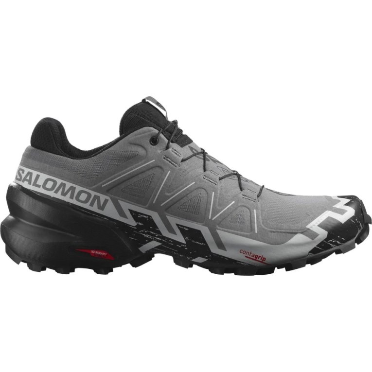 Grey Salomon Speedcross 6 Men\'s Trail Running Shoes | PH 83695M